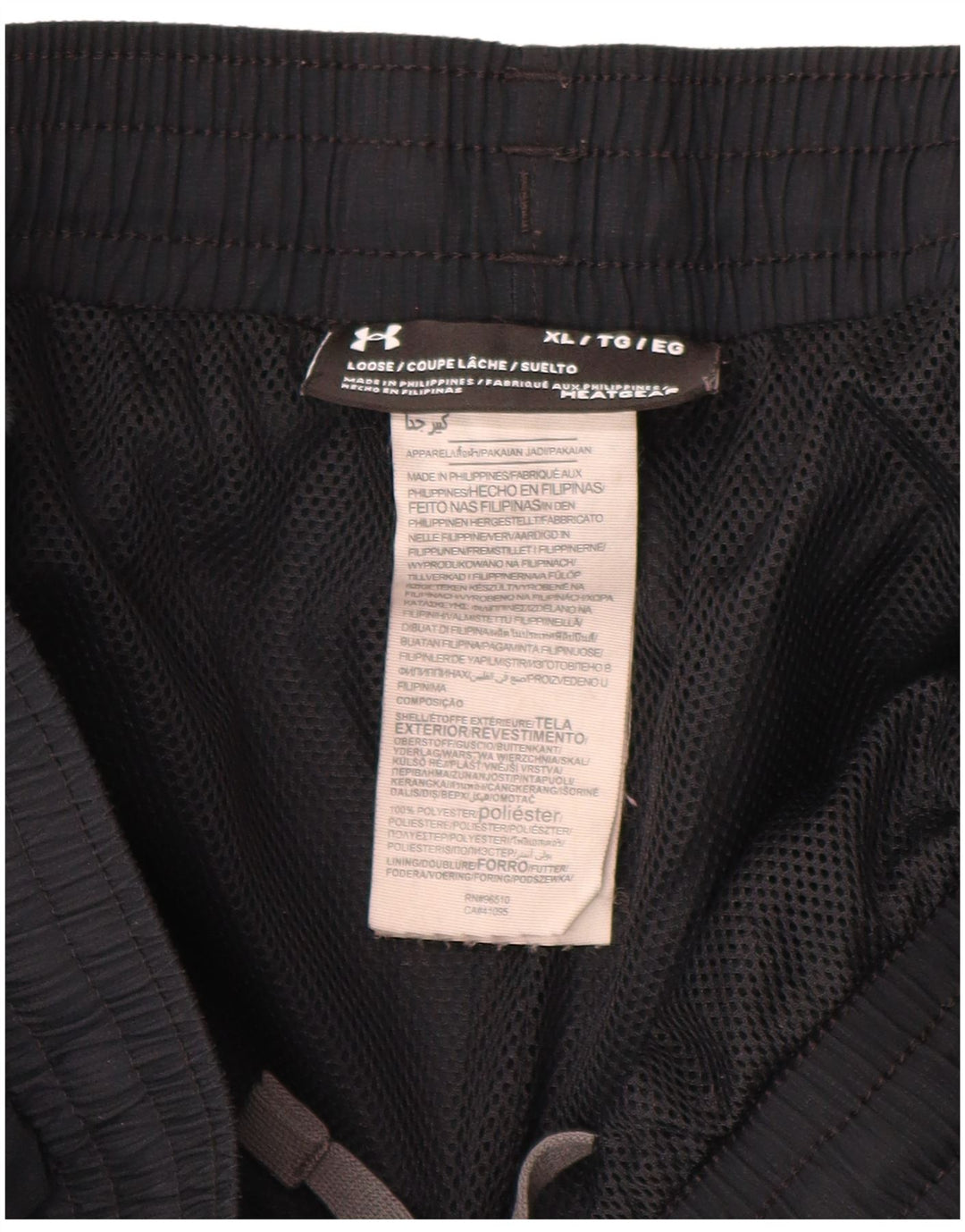 Under Armour muške hlače od trenirke XL crni poliester