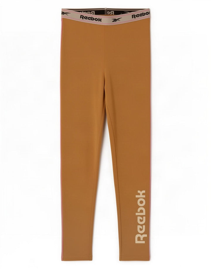Reebok Tajice za djevojčice Graphic 8-9 Years Bež poliester u boji
