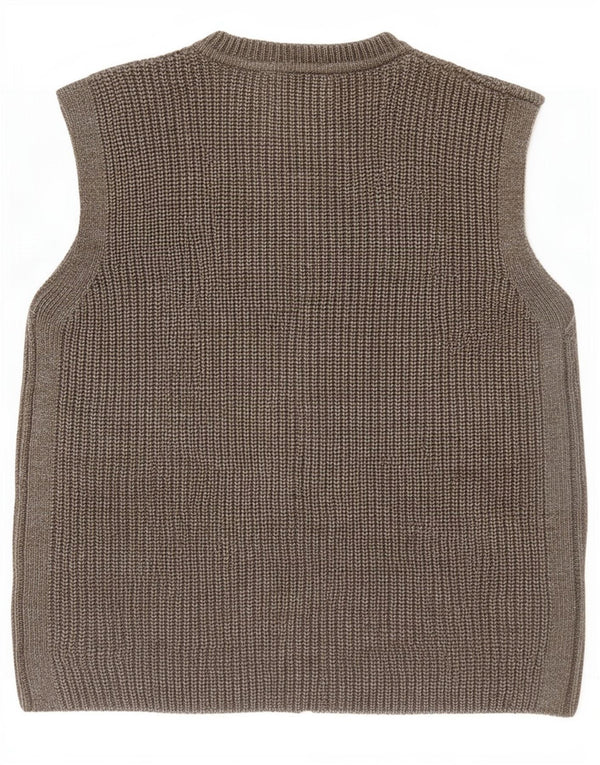 Marks & Spencer ženski kardigan pulover bez rukava UK 10 Small Gray