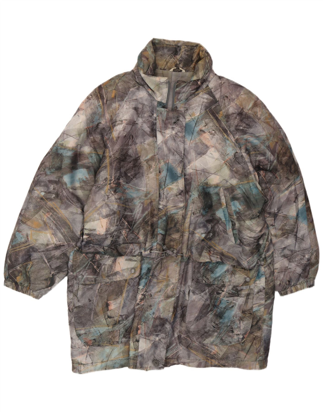 C&A ženska jakna vjetrovka s apstraktnim uzorkom IT 44 srednje višebojna