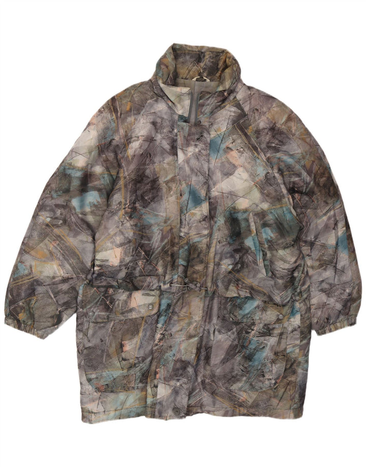 C&A ženska jakna vjetrovka s apstraktnim uzorkom IT 44 srednje višebojna