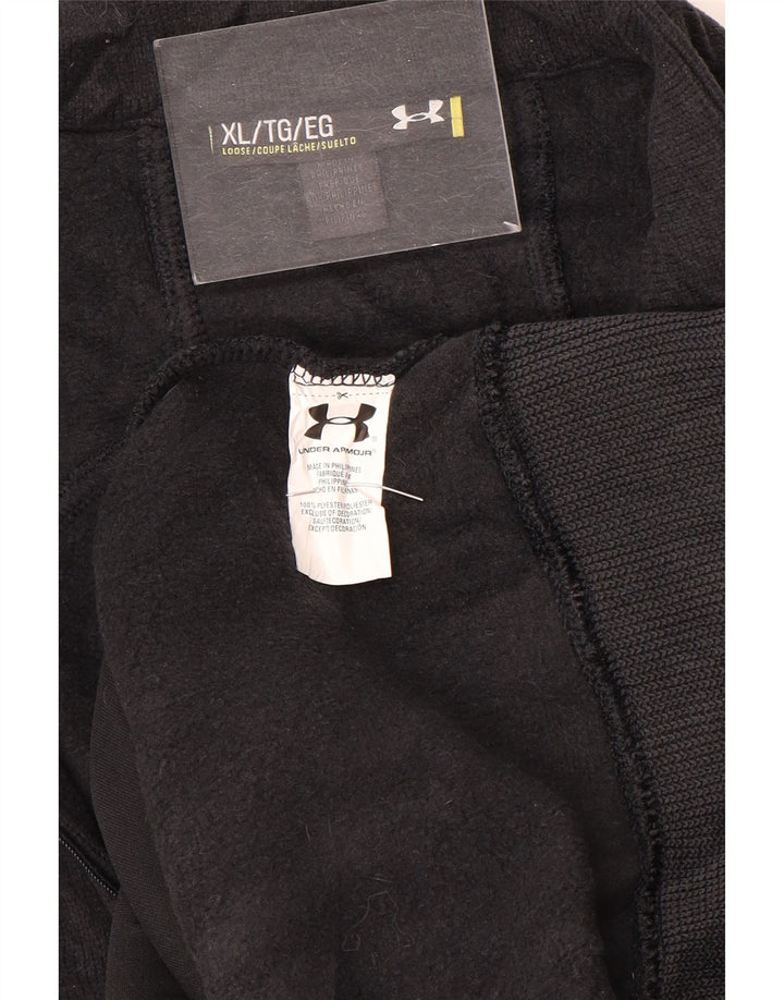 Under Armour muška majica s izrezom s patentnim zatvaračem XL sivi poliester