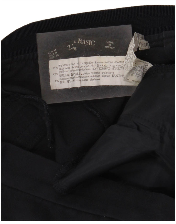 ZARA ženske uske chino hlače srednje veličine W28 L27 tamnoplavi pamuk