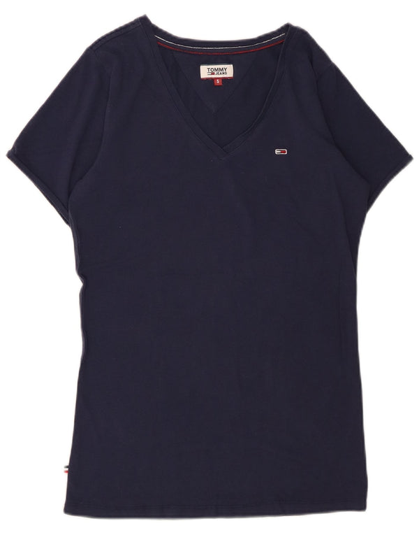 TOMMY HILFIGER Ženska majica kratkih rukava UK 10 Small tamnoplava
