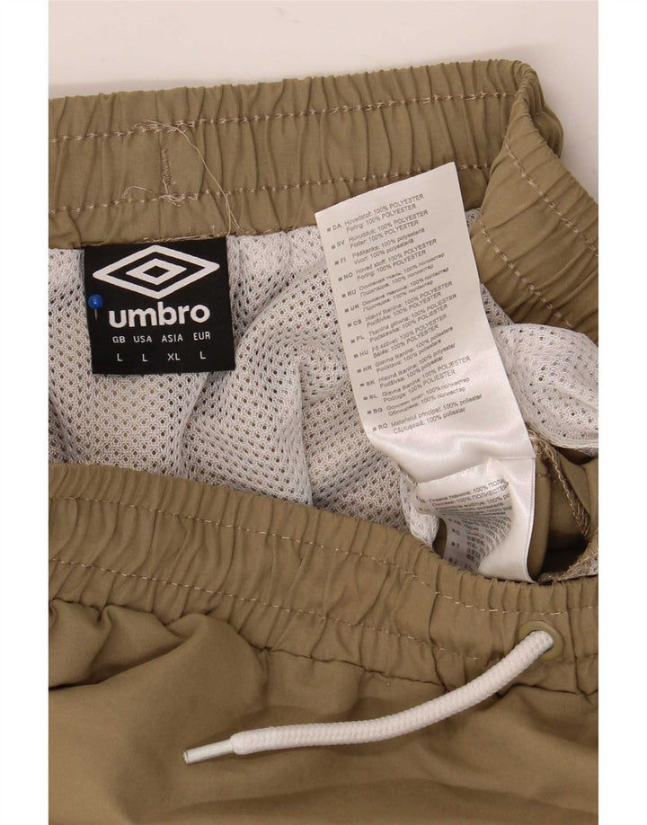 Umbro muške kratke hlače za plivanje s grafičkim motivima, veliki kaki poliester u boji