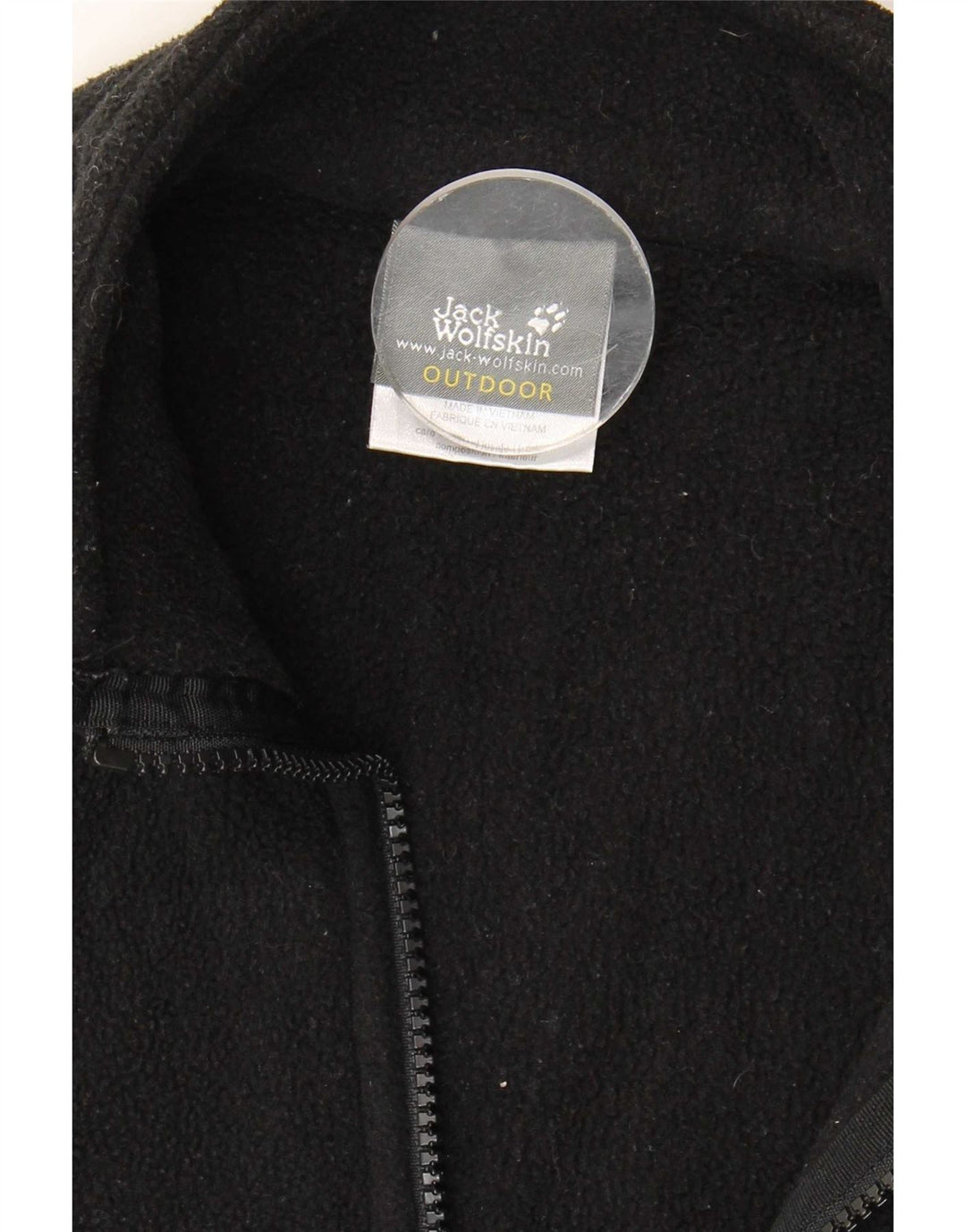 Jack Wolfskin ženska jakna od flisa s podstavom UK 12/14 Srednje crni poliester