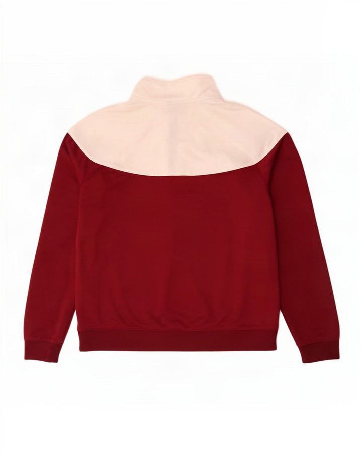 Nike muška gornja jakna od trenirke Large Maroon Colourblock poliester
