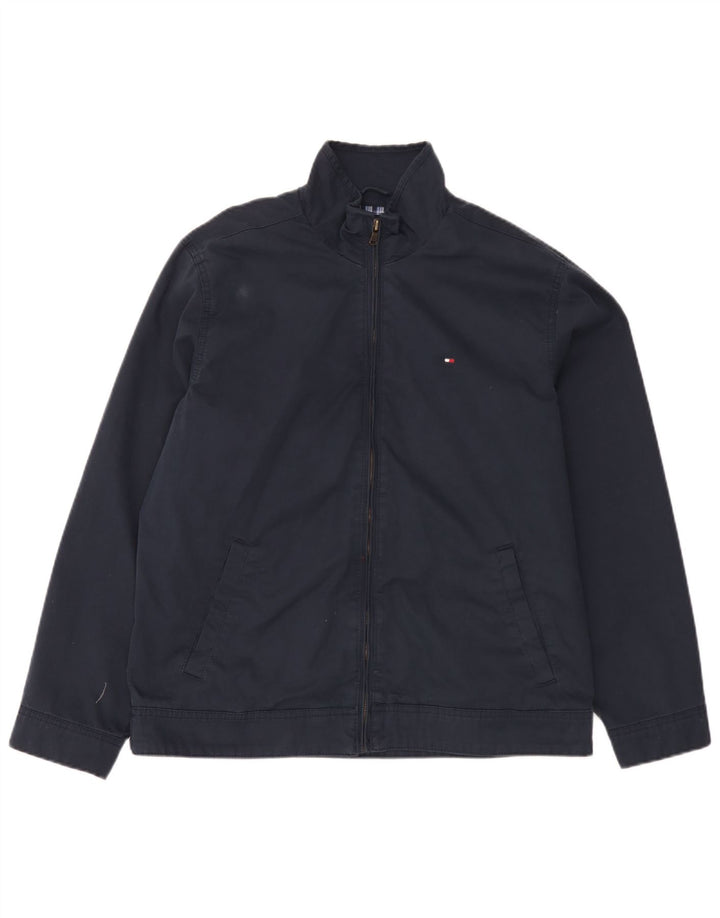 Tommy Hilfiger muška bomber jakna UK 38 srednje tamnoplavi pamuk