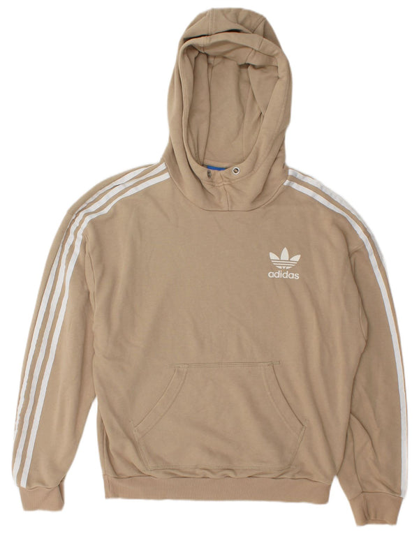 Adidas ženska majica s kapuljačom UK 12 srednje bež pamuk