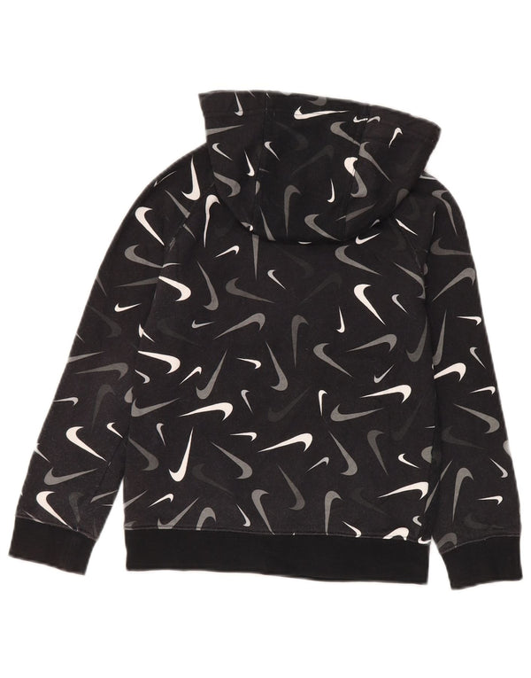 Mali crni pamuk Nike Boys Graphic Hoodie Džemper 8-9 godina