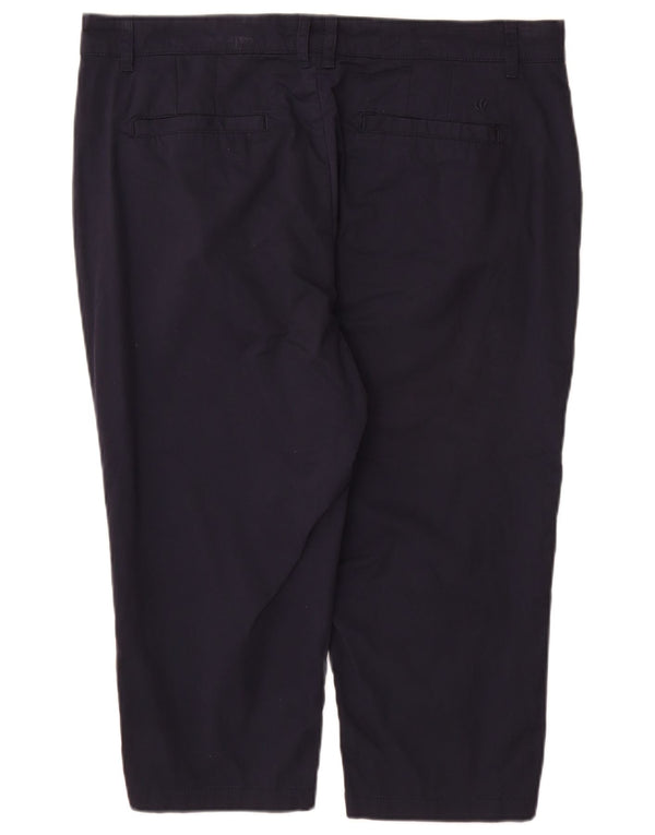 Fat Face ženske skraćene hlače visokog struka UK 18 XL W40 L20 tamnoplave