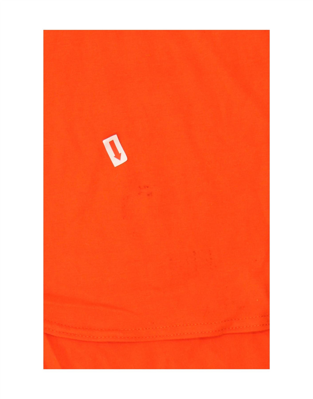 MOSCHINO Womens Crop Blouse Top IT 42 Medium Orange Cotton Vintage Moschino and Second-Hand Moschino from Messina Hembry 