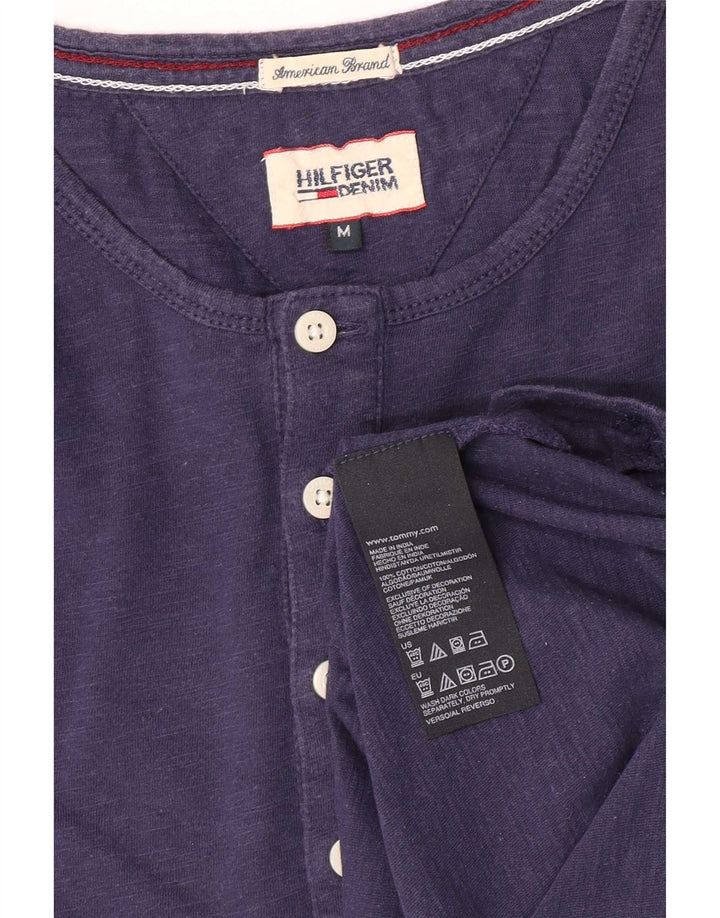 Tommy Hilfiger muška majica dugih rukava srednje plave boje od pamuka