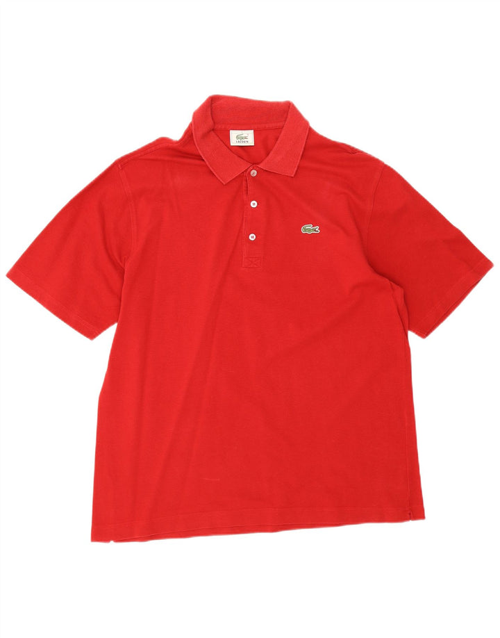 Lacoste muška polo majica veličine 5, veliki crveni pamuk
