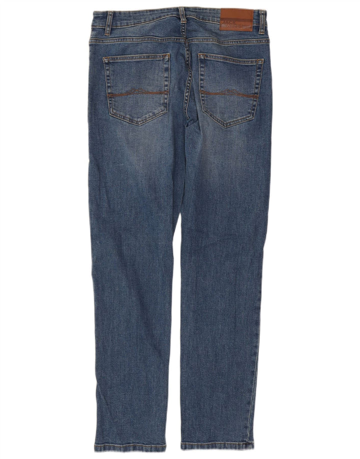 JACK WILLS Muške uske traperice W32 L32 Plavi pamuk