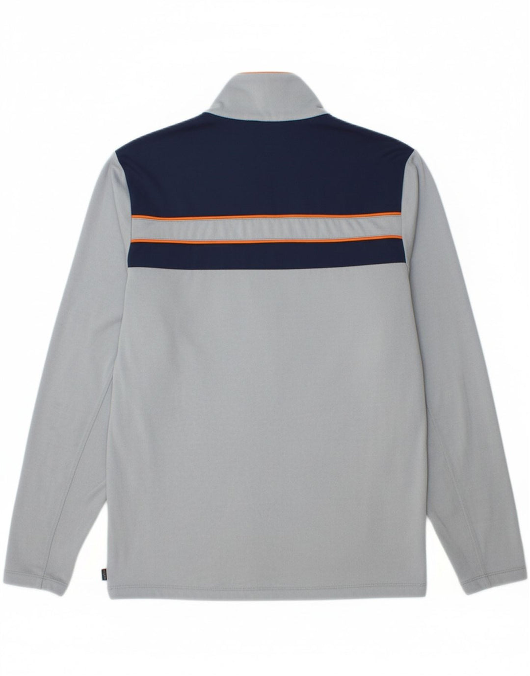 CALVIN KLEIN Mens Tracksuit Top Jacket Small Grey Colourblock Polyester
