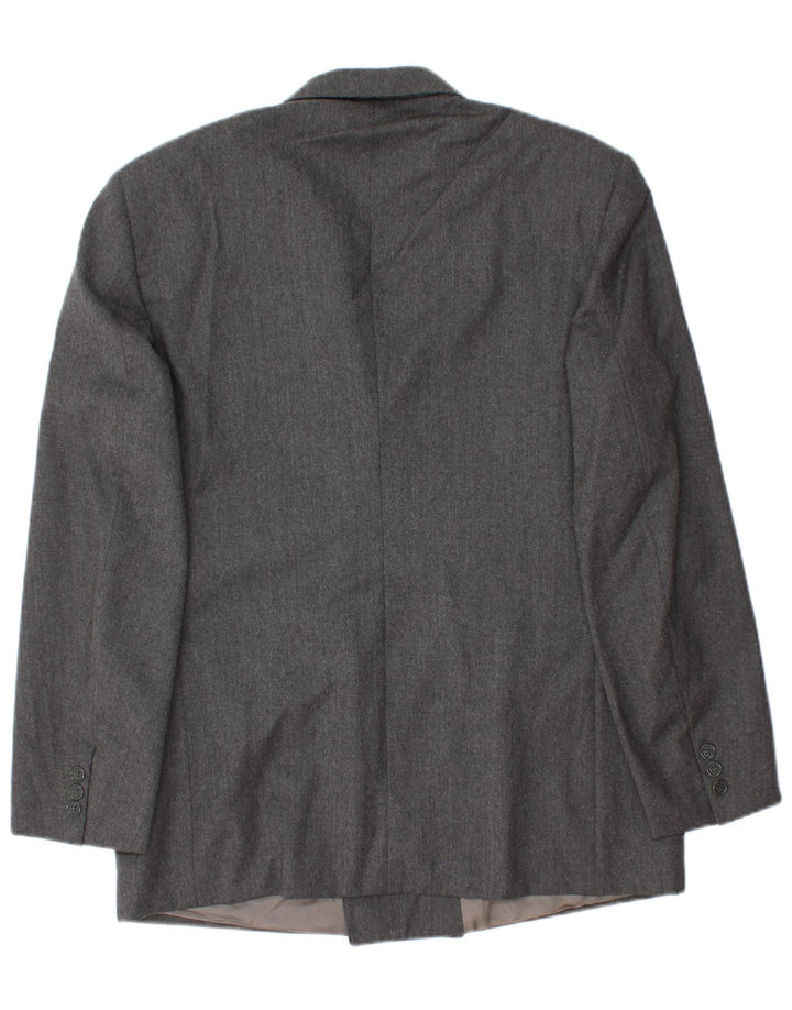 Vintage muška jakna s dvostrukim kopčanjem IT 52 XL siva vuna