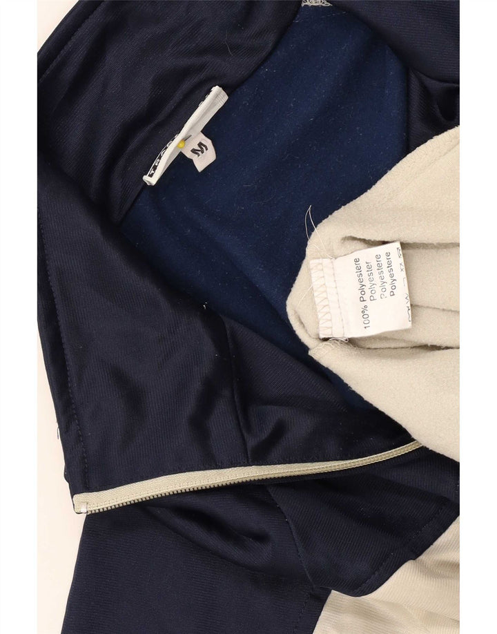 Asics muška gornja jakna za trenirku Medium Navy Blue Colourblock Polyester