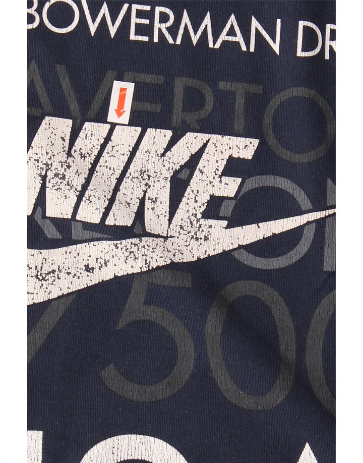 NIKE Muška majica kratkih rukava s grafičkim motivima, veliki tamnoplavi pamuk