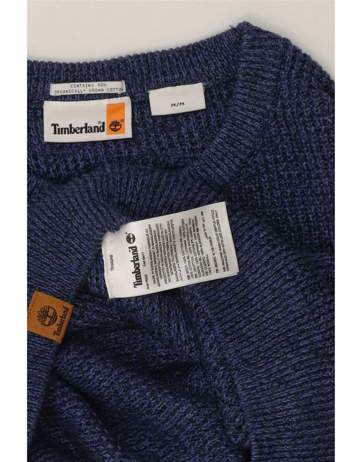 Timberland muški džemper s okruglim izrezom srednje plavi pamuk