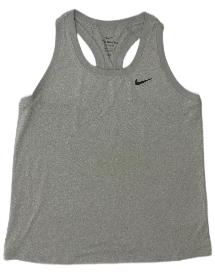 Veliki sivi poliesterski prsluk Nike Dri Fit