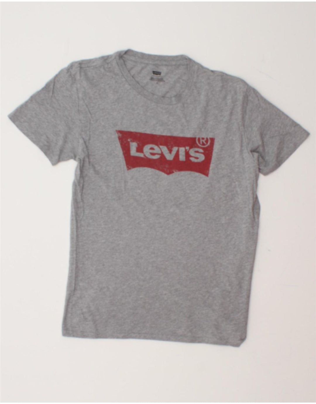 LEVI'S Mens Graphic T-Shirt Top Medium Grey Vintage Levi's and Second-Hand Levi's from Messina Hembry 