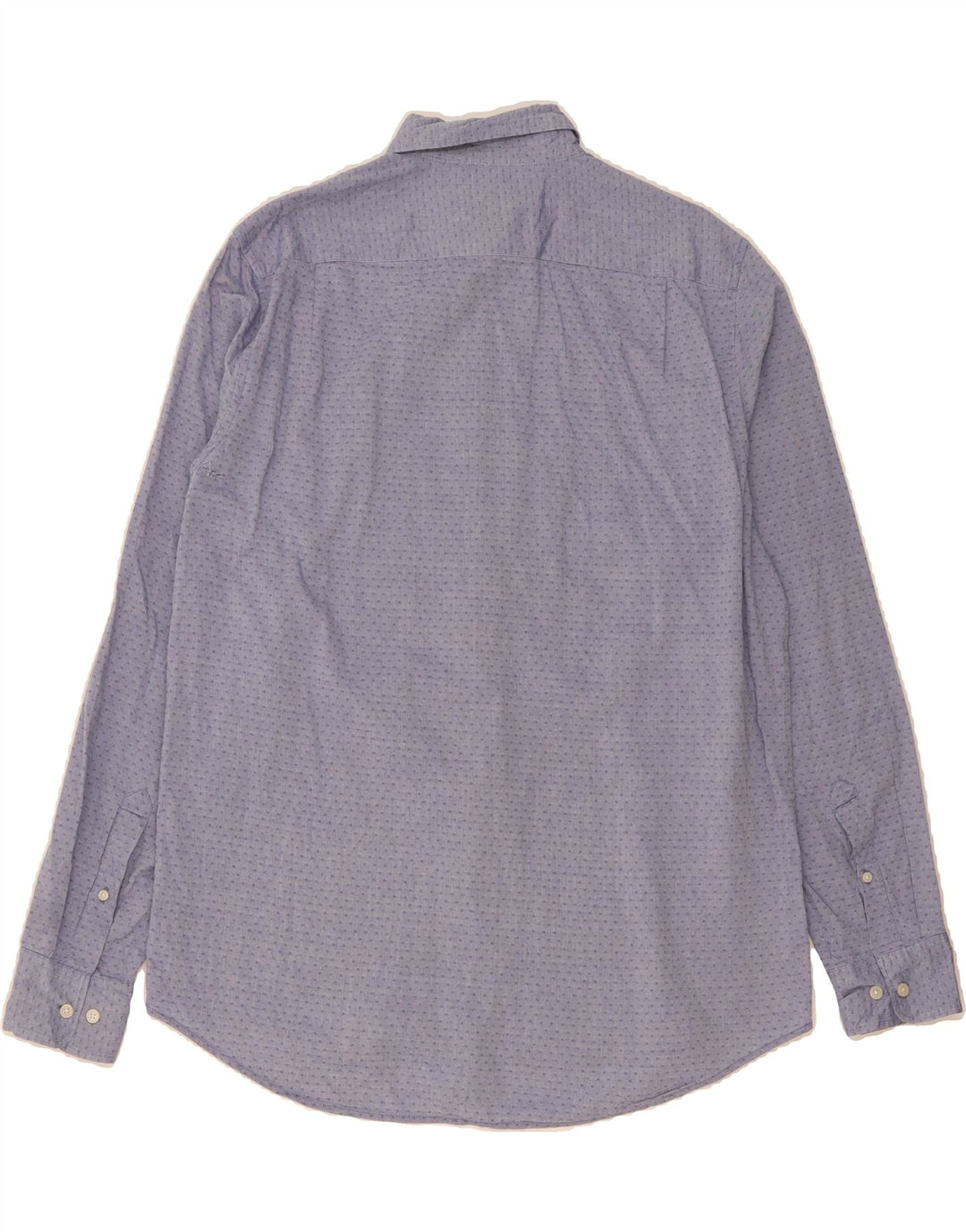 MICHAEL KORS Mens Classic Fit Shirt Medium Blue Spotted Cotton Vintage Michael Kors and Second-Hand Michael Kors from Messina Hembry 