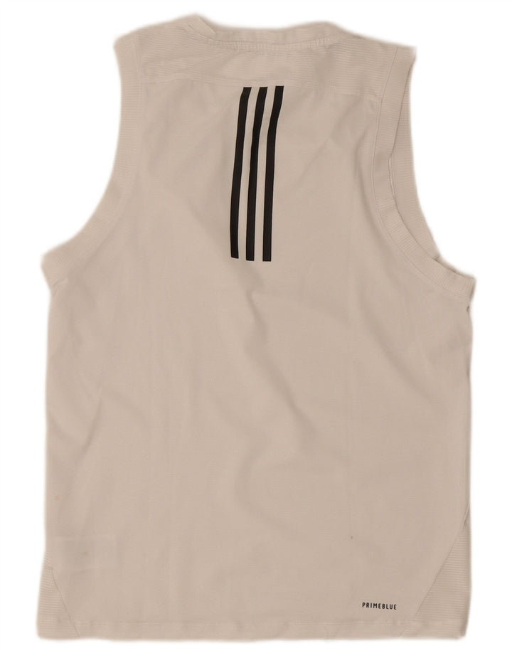 Adidas muški gornji dio prsluka Mali bijeli poliester