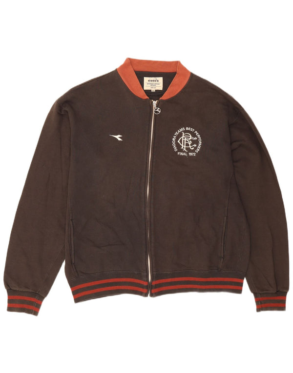 Gornja jakna Diadora Rangers Graphic Trenirka 2XL, pamuk na smeđe pruge