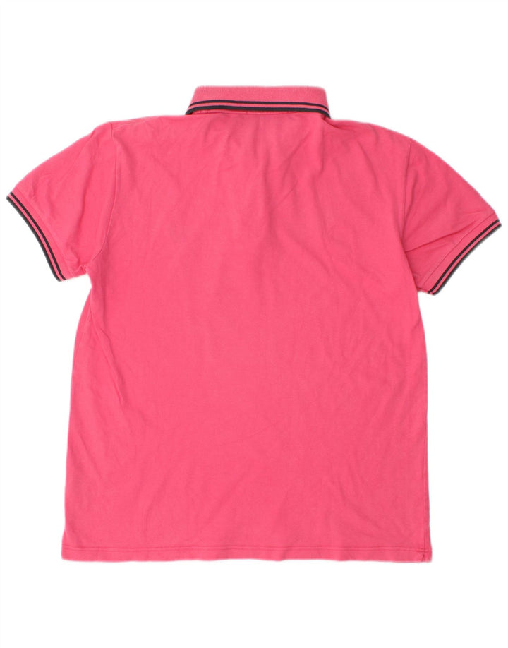 Fred Perry muška lagana i rastezljiva polo majica srednje ružičaste pamučne boje