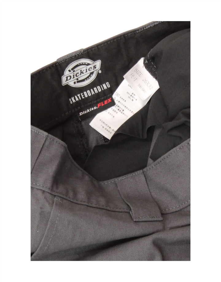 Dickies ženske ravne kargo hlače za skateboarding W26 L32 sivi poliester
