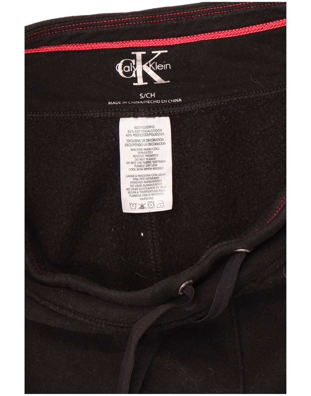 CALVIN KLEIN Ženska trenirka hlače Joggers UK 10 Small Black