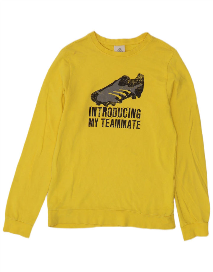 Adidas muška majica s grafičkim motivima, srednje žuta