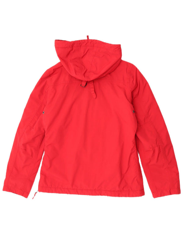 Napapijri Boys Geographic Graphic anorak jakna s kapuljačom 11-12 godina crvena
