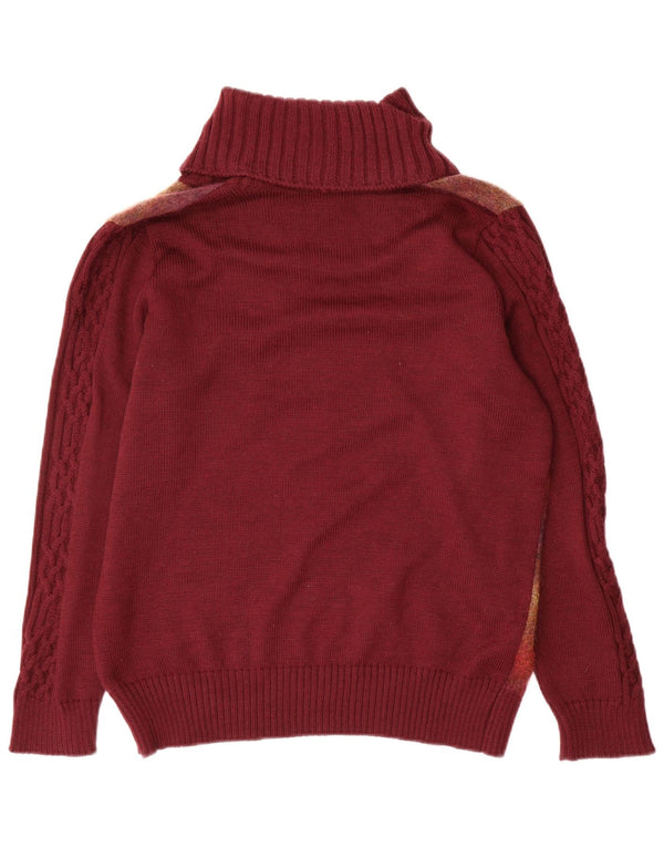 Rosanna Pellegrini ženski pulover s rol izrezom IT 50 XL Bordo
