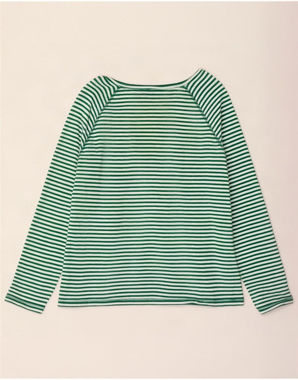 Marks & Spencer ženska majica dugih rukava UK 18 XL pamuk na zelene pruge