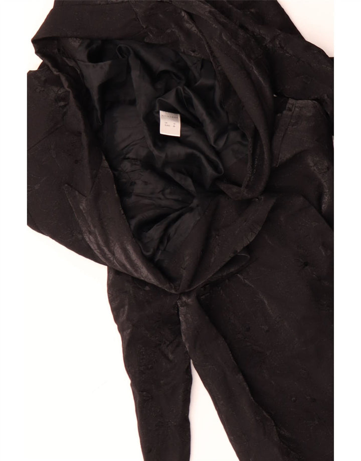 RICHARDS ženski kaput UK 10 Mali crni cvjetni viskozni kaput