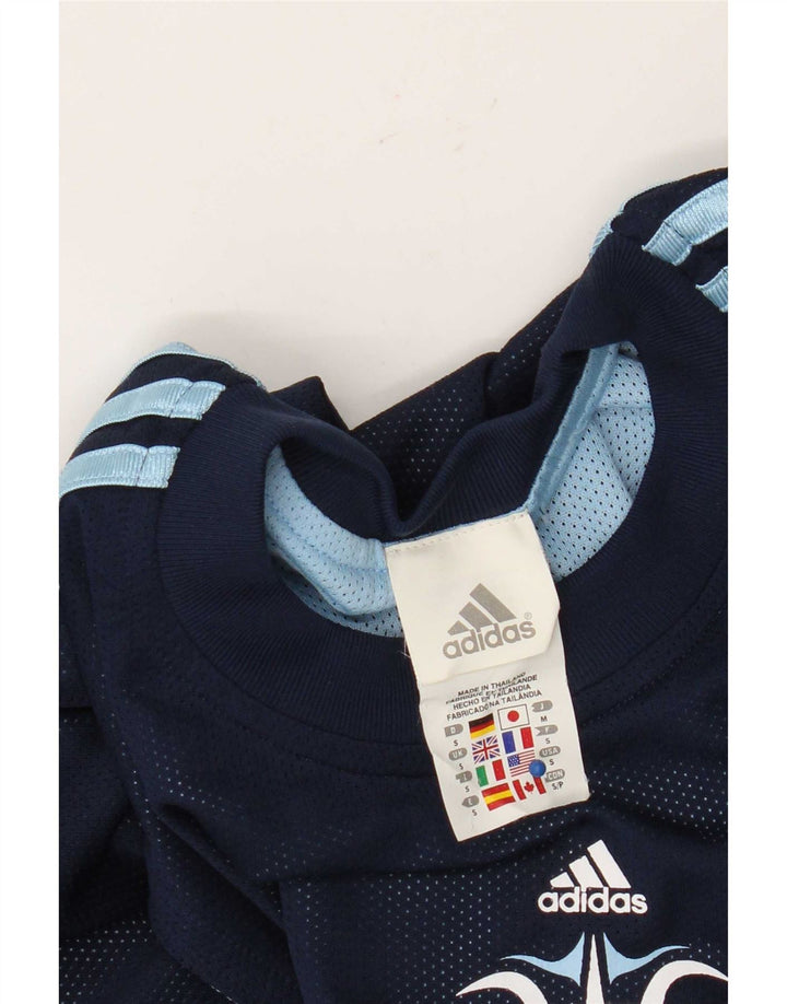 Adidas muški gornji dio prsluka s grafičkim motivima, mali tamnoplavi poliester