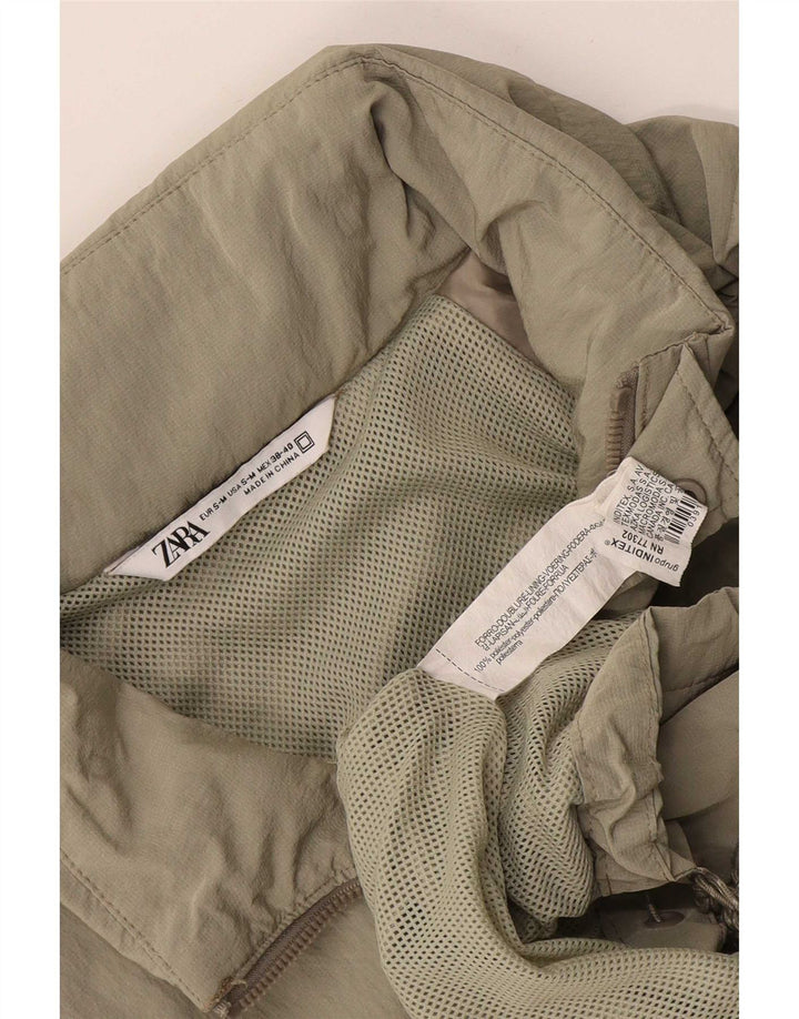 Zara muška anorak jakna širokog kroja UK 36 mali kaki poliester