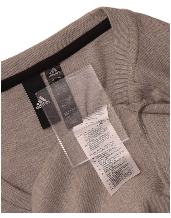 Adidas muški džemper 2XL sivi