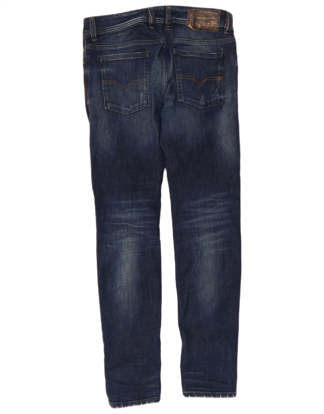 DIESEL Muške uske traperice Sleenker Distressed Slim W30 L30 Plavi pamuk