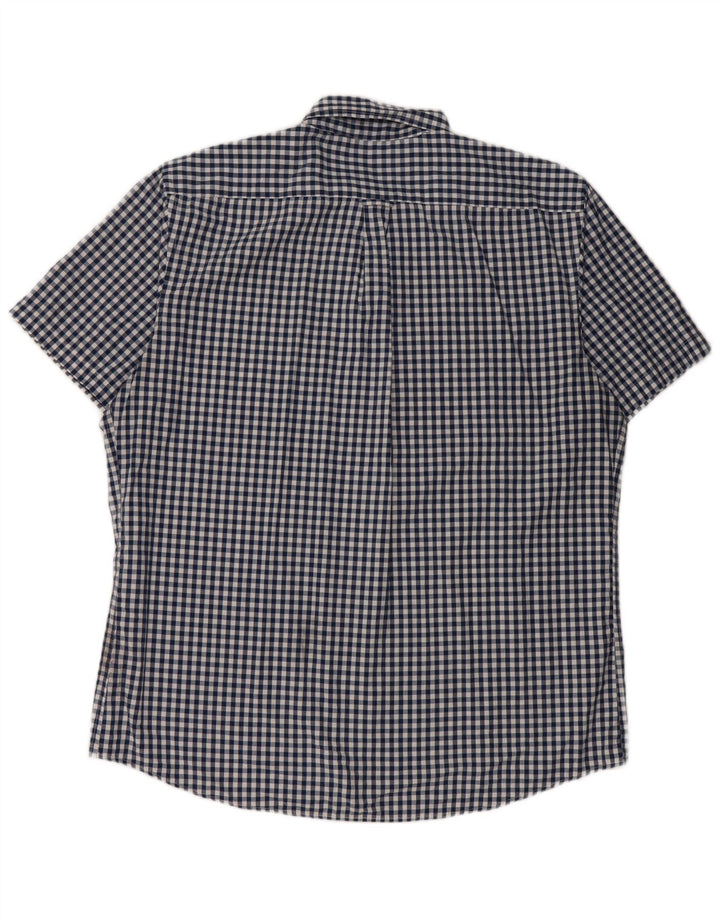 IZOD Muška majica kratkih rukava XL plavi pamuk od ginghama