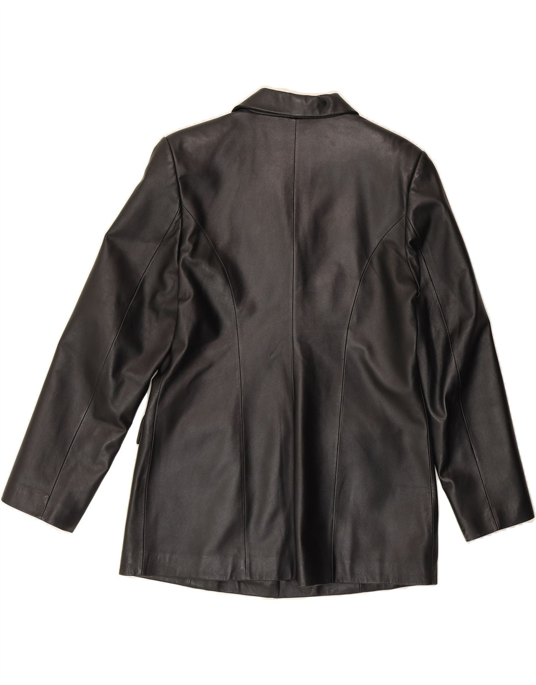 SUMMIT Womens Leather Jacket UK 14 Large Black Leather Vintage Summit and Second-Hand Summit from Messina Hembry 