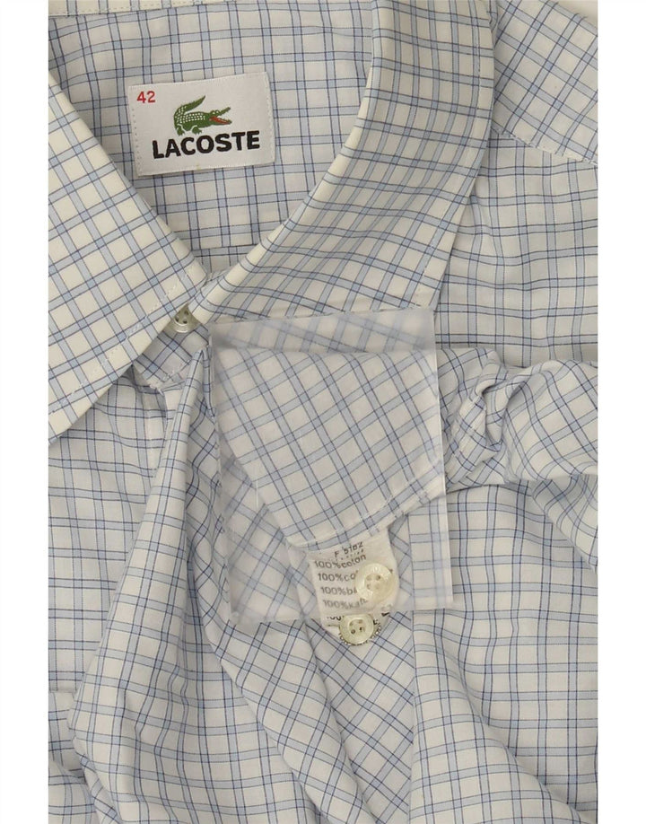 Lacoste muška košulja, veličina 42, veliki plavi karirani pamuk