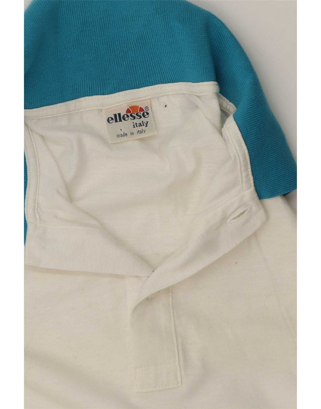 Ellesse muška polo majica za ragbi velika bijela geometrijska
