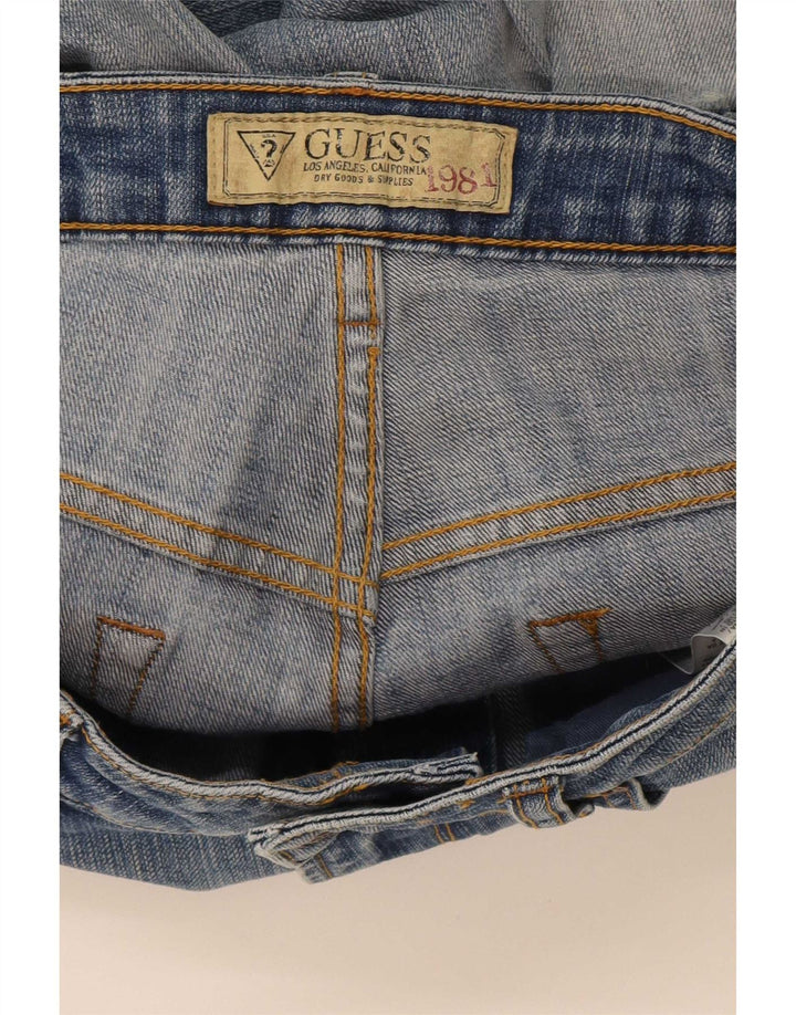 Guess muške ravne traperice W32 L29 plavi pamuk