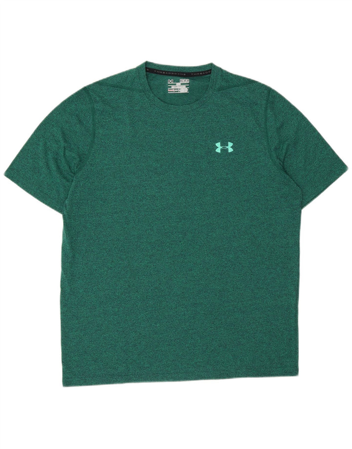 Under Armour muška široka majica kratkih rukava Srednje zelene fleke