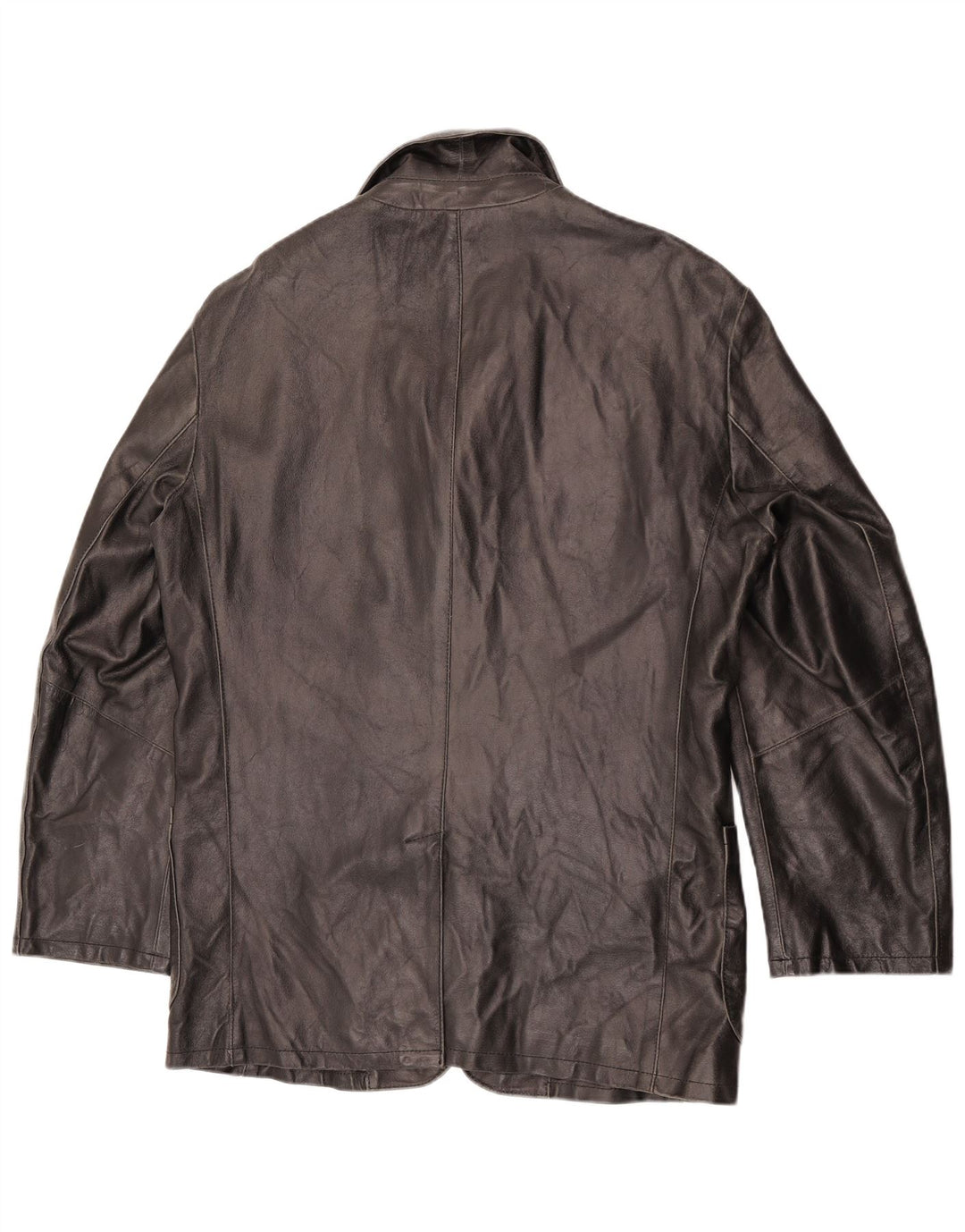 Vintage ženska kožna jakna UK 18 XL crna koža