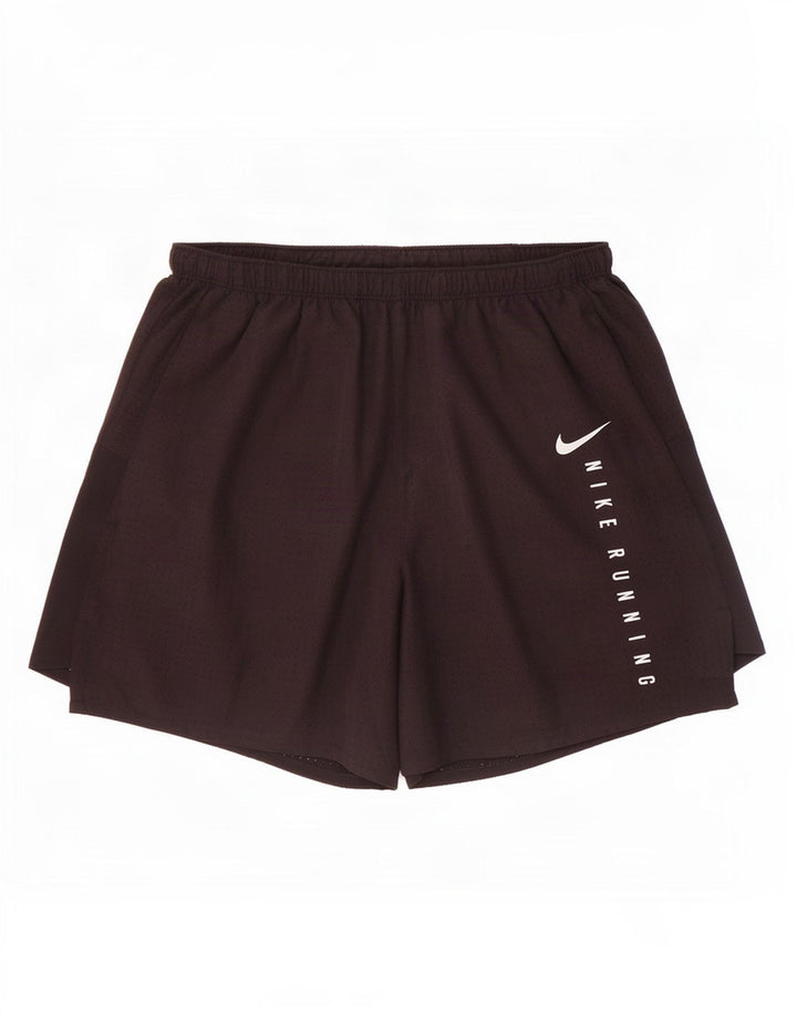 Nike muške Dri Fit grafičke sportske kratke hlače srednje crne