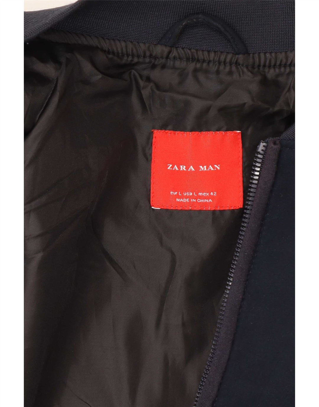 Zara muška bomber jakna UK 40 Large tamnoplava